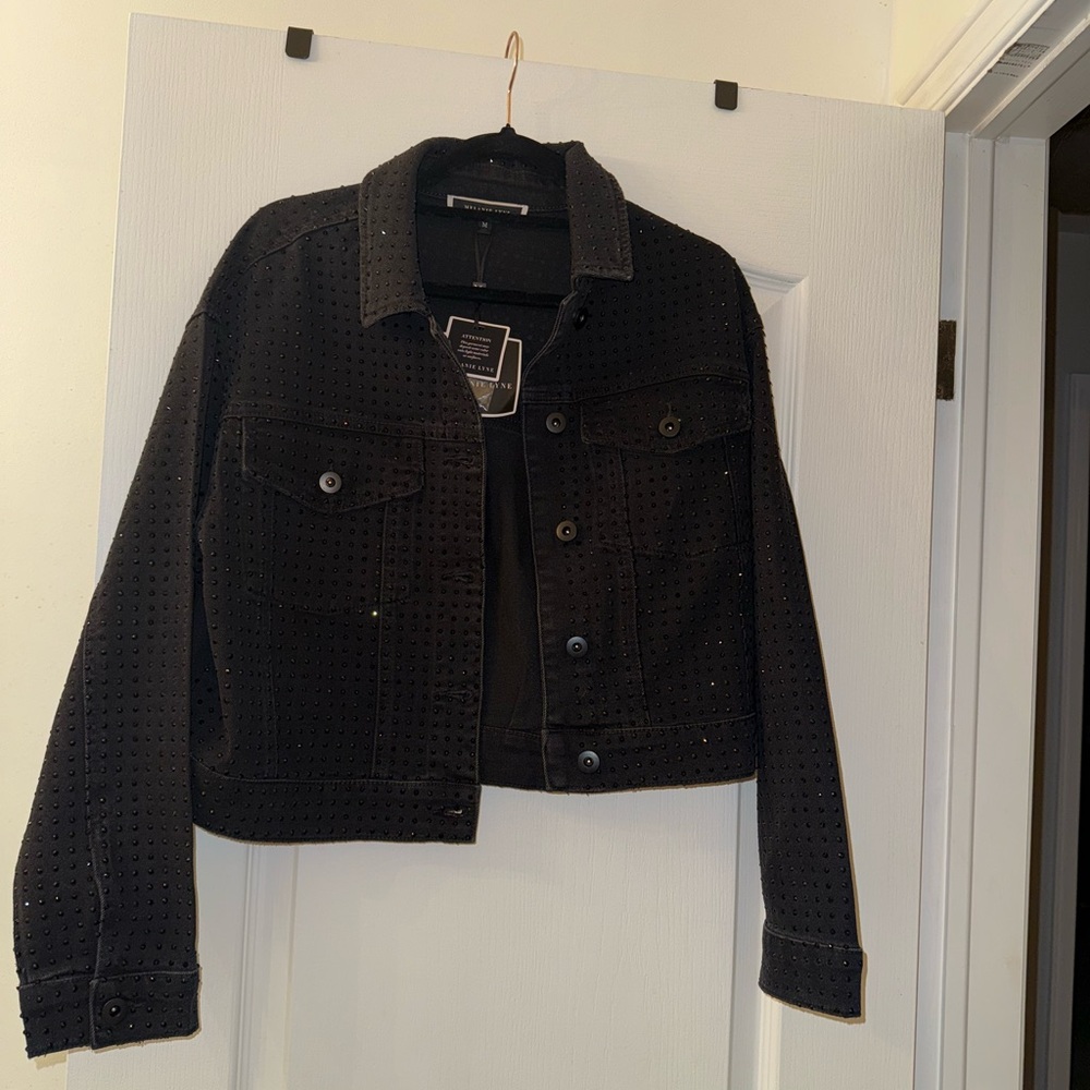 Black Studded Women's Jacket